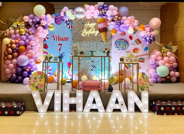 Candy Land Birthday Decoration game activity rent in Jorhat